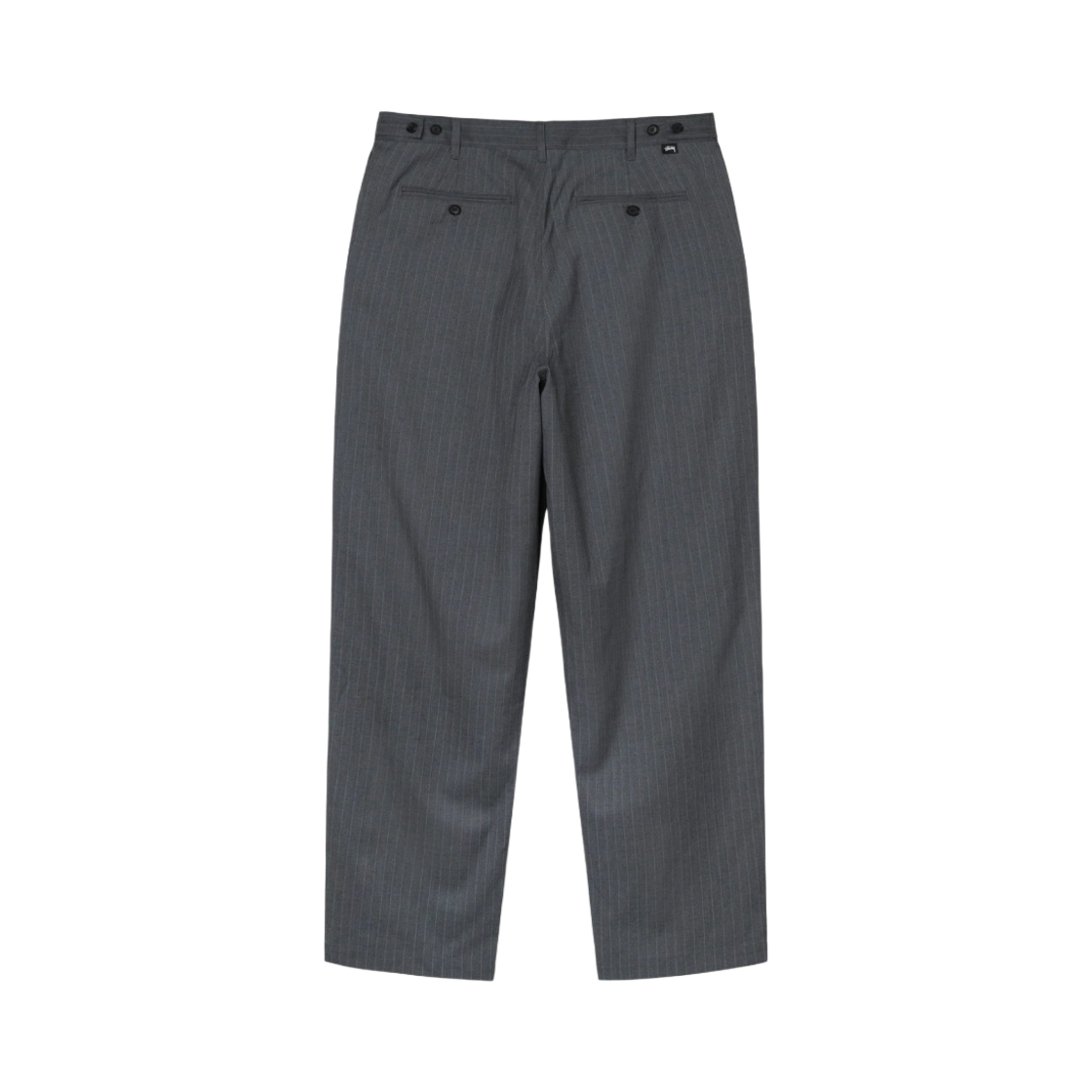 스투시 스트라이프 볼륨 플리티드 트라우저 그레이(Stussy Striped Volume Pleated Trousers Grey) - 2