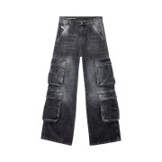 (W) Diesel Straight Jeans 1996 D-Sire Black Dark Grey