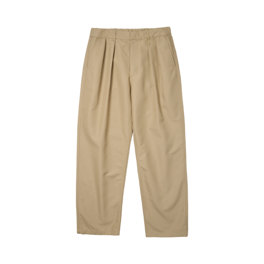 WBEUMWP001CR Wildthings Au Military Two Tuck Pants Light Tan