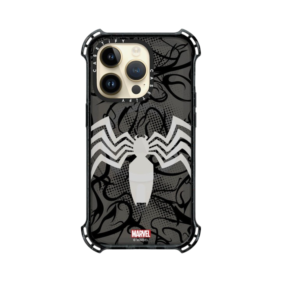 케이스티파이 x 마블 아이폰 베놈 수트 바운스 케이스 클리어 블랙(Casetify x Marvel iPhone Venom Suit Bounce Case Clear Black) - 4