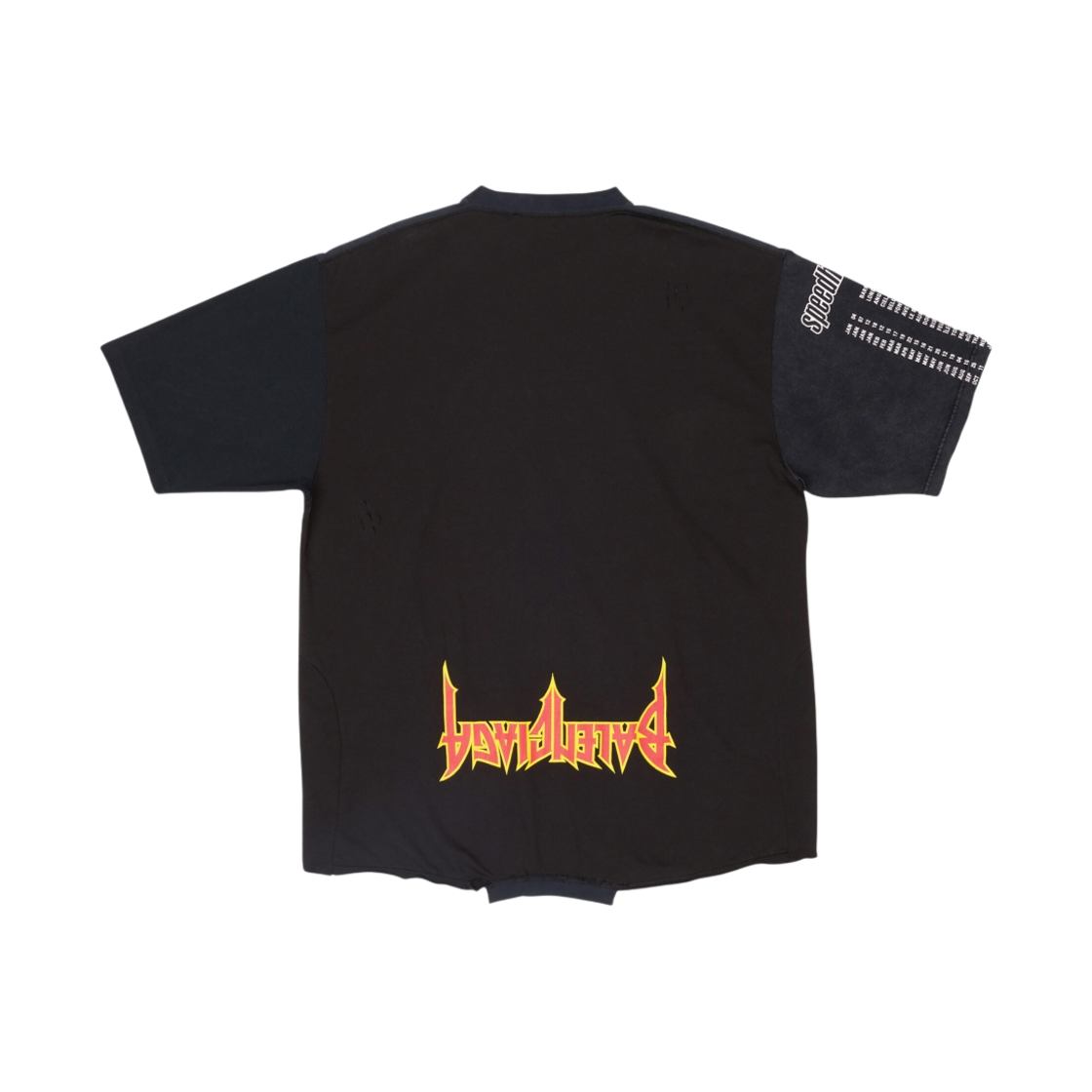 발렌시아가 오버사이즈 스피드 헌터 업사이드 다운 티셔츠 블랙(Balenciaga Oversized Speed Hunter Upside Down T-Shirt Black) - 2