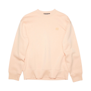 Acne Studios Fonbar Face Crewneck Sweatshirt Powder Pink