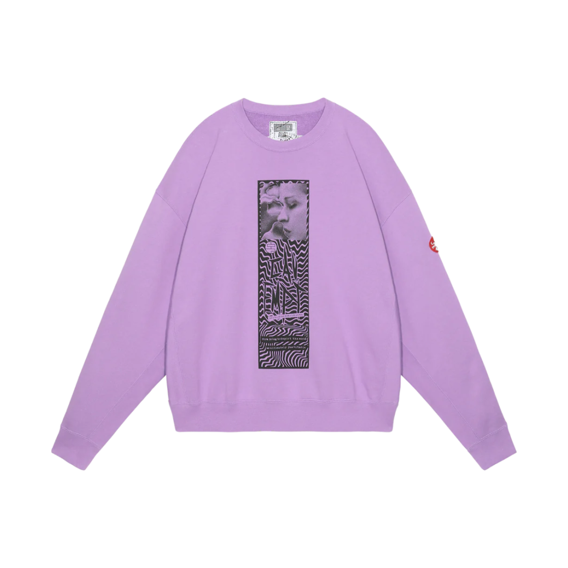 카브엠트 저스티파이어블 크루 넥 퍼플 - 25SS(Cav Empt Justifiable Crew Neck Purple - 25SS)