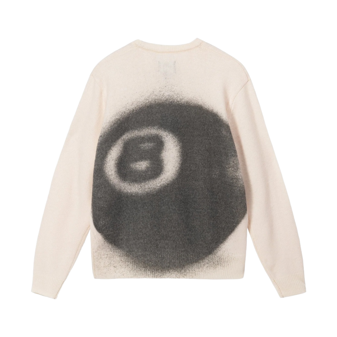 스투시 8볼 스프레이 스웨터 아이보리