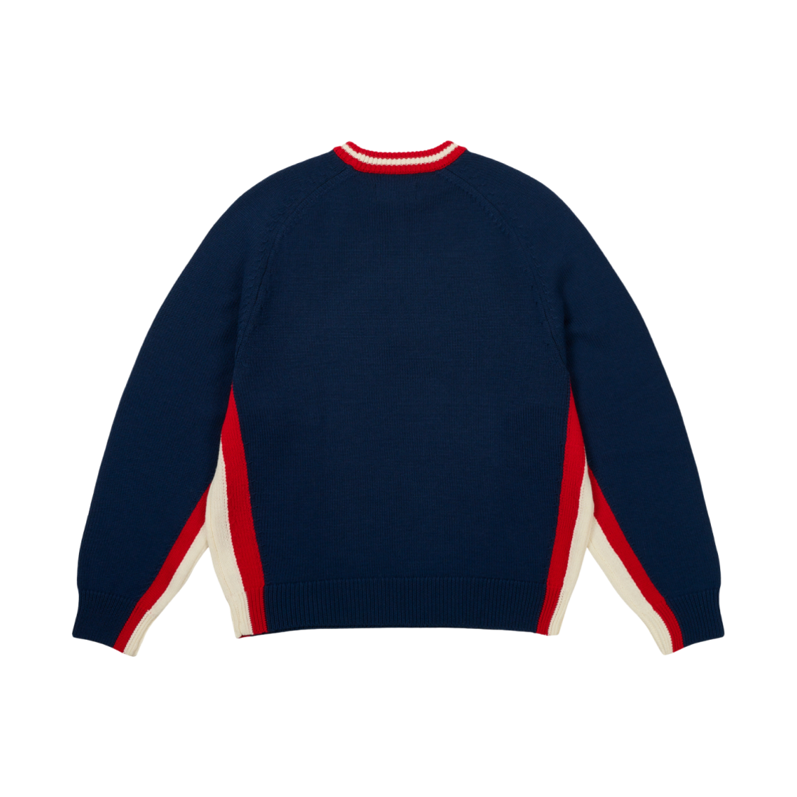 팔라스 트라이 컬러 니트 네이비 - 25SS(Palace Tri Colour Knit Navy - 25SS) - 2