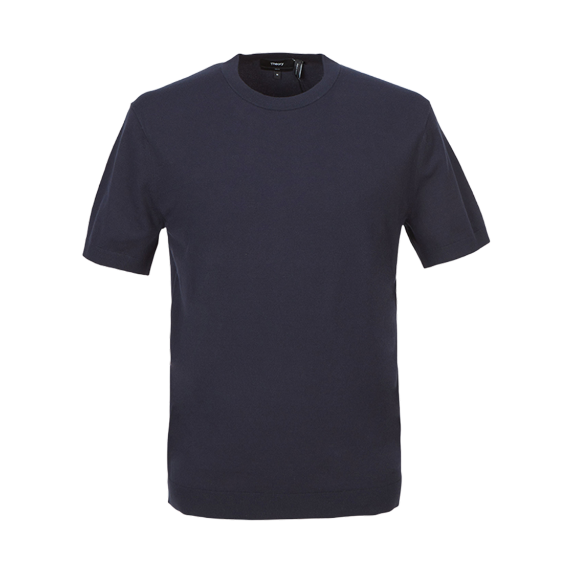 P0186709XHX Theory Soris Short Sleeve Knitwear Navy