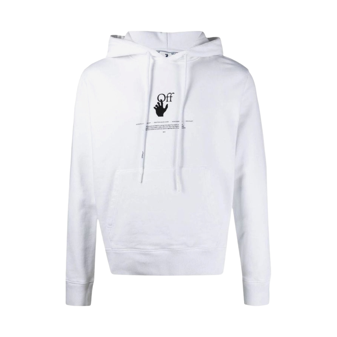 오프화이트 버블 그래피티 후드 화이트(Off-White Bubble Graffiti Hoodie White) - 2