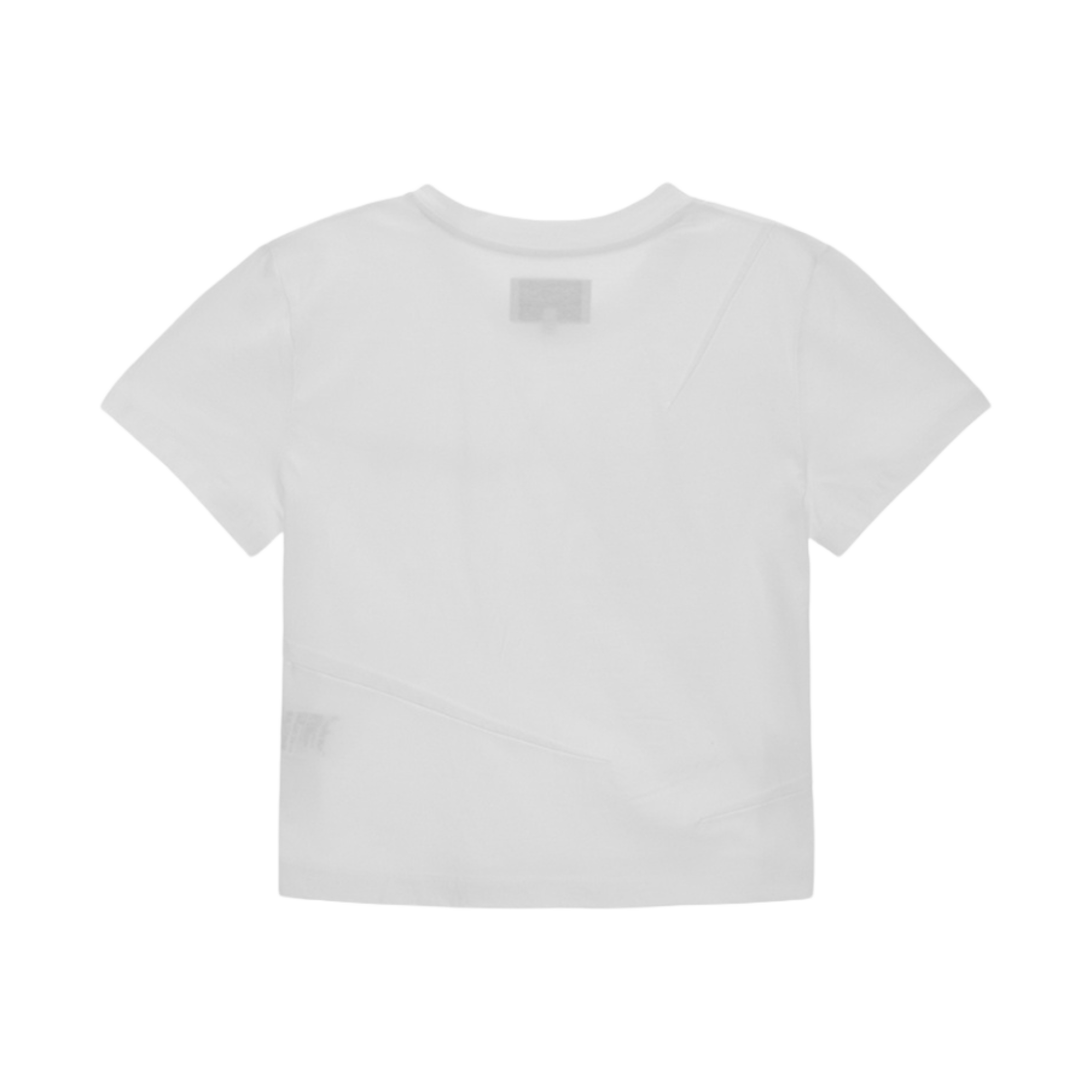 W) 마뗑킴 슬릿 핀턱 포인트 크롭 탑 화이트 | Matin Kim | KREAM