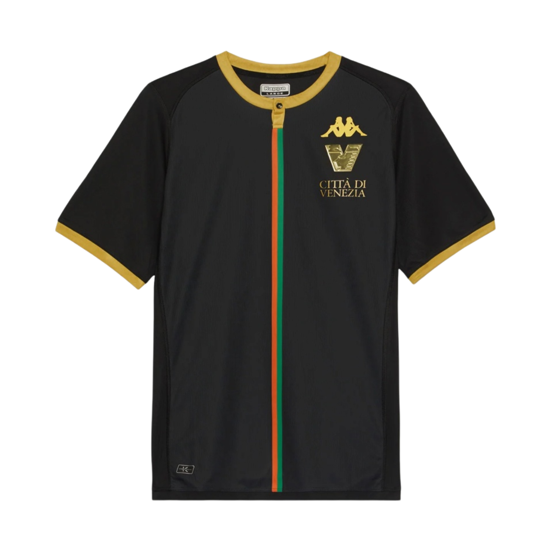 카파 베네치아 FC 2023/24 홈 저지 블랙 (논 마킹 버전)(Kappa Venezia FC 2023/24 Home Jersey Black (Non Marking Ver.))