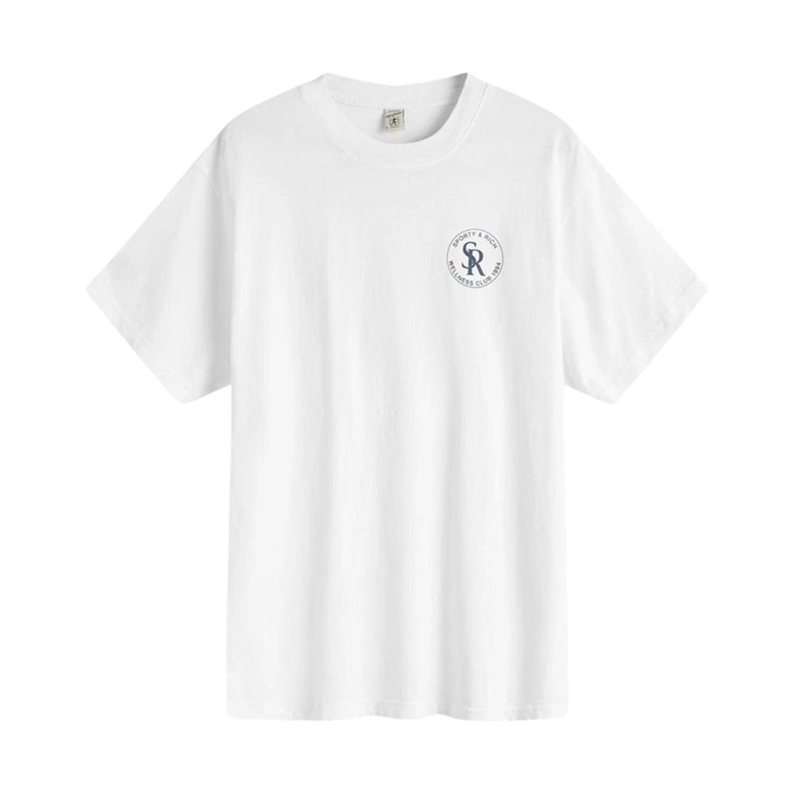 TO042S406SW Sporty & Rich 94 Wellness Club SR T-Shirt White