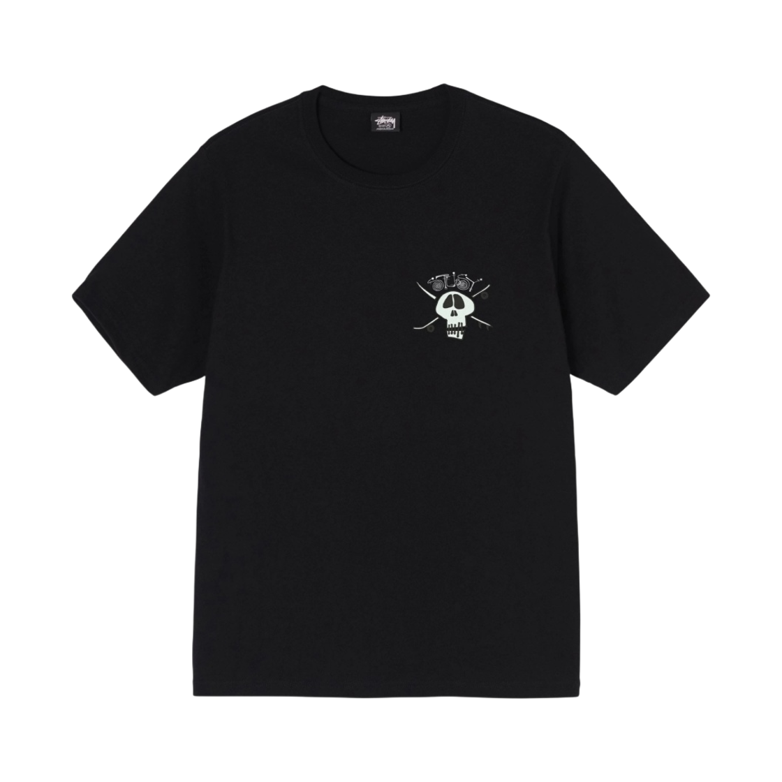 스투시 서프 스케이트 스컬 티셔츠 블랙(Stussy Surf Skate Skull T-Shirt Black) - 2