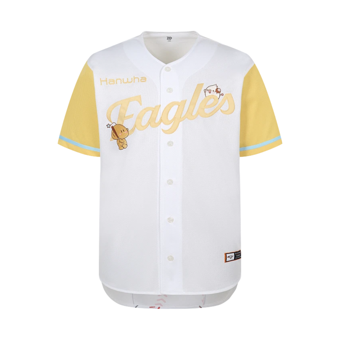 FHWCUF01 Hanwha Eagles x KUMDORI Uniform Yellow (Non Marking Ver.)