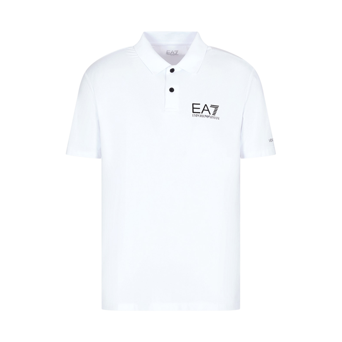 엠포리오 아르마니 EA7 벤투스 7 테니스 폴로 셔츠 화이트(Emporio Armani EA7 Ventus 7 Tennis Polo Shirt White) - 1