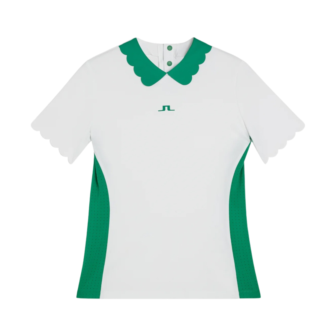 GWJT08090-0000 (W) J.Lindeberg Elina Polo White