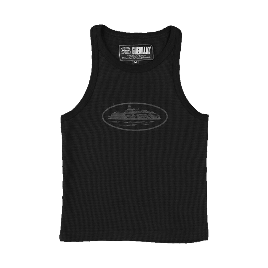 (W) 코르테이즈 탱크 탑 트리플 블랙((W) Corteiz Tank Top Triple Black) - 1