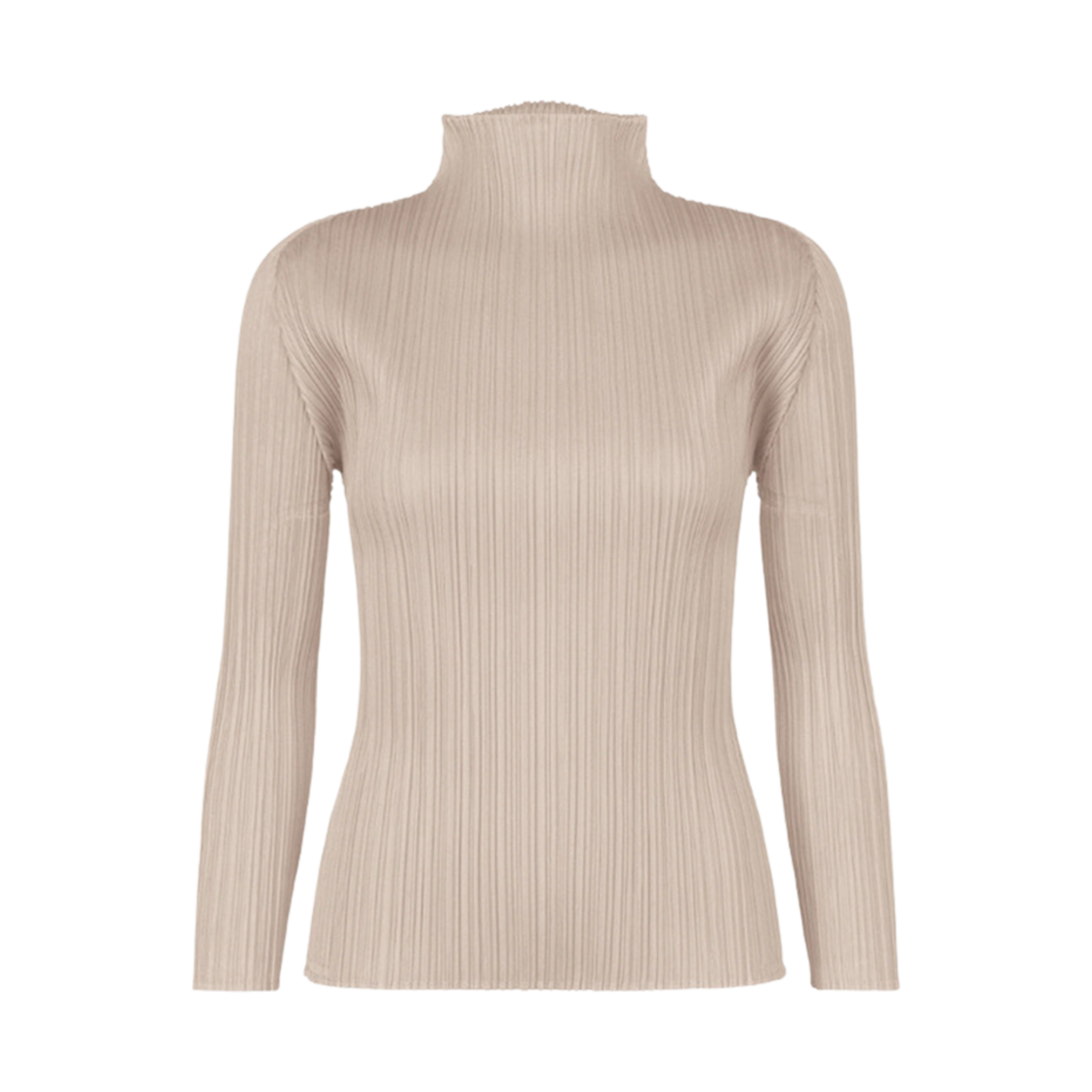 JK404-42 (W) Pleats Please Issey Miyake New Colorful Basics 4 Greige