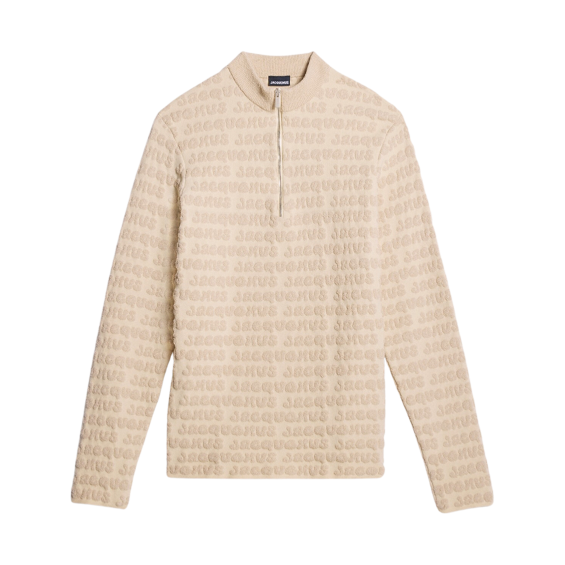 자크뮈스 라 마이유 루이 자카드 로고 풀오버 멀티 베이지(Jacquemus La Maille Luis Jacquard Logo Pullover Multi Beige) - 1