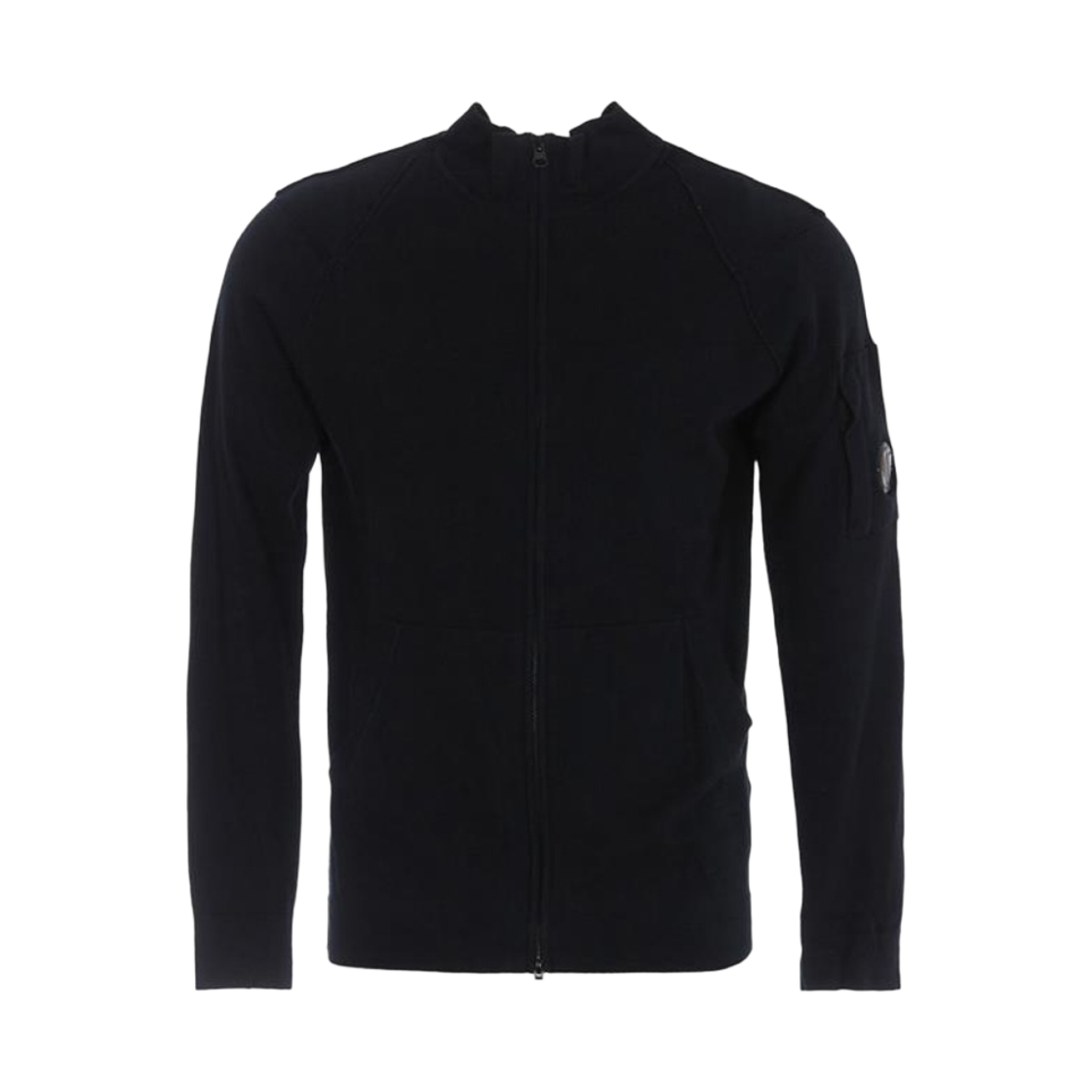 C.P. 컴퍼니 씨 아일랜드 지퍼 스탠드 칼라 스웨터 네이비 - 21SS(C.P. Company Sea Island Zipped Stand Collar Sweater Navy - 21SS) - 1