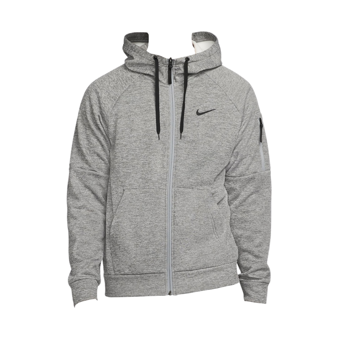 DQ4831-063 Nike Therma-Fit Full Zip Fitness Hoodie Dark Grey Heather - Asia