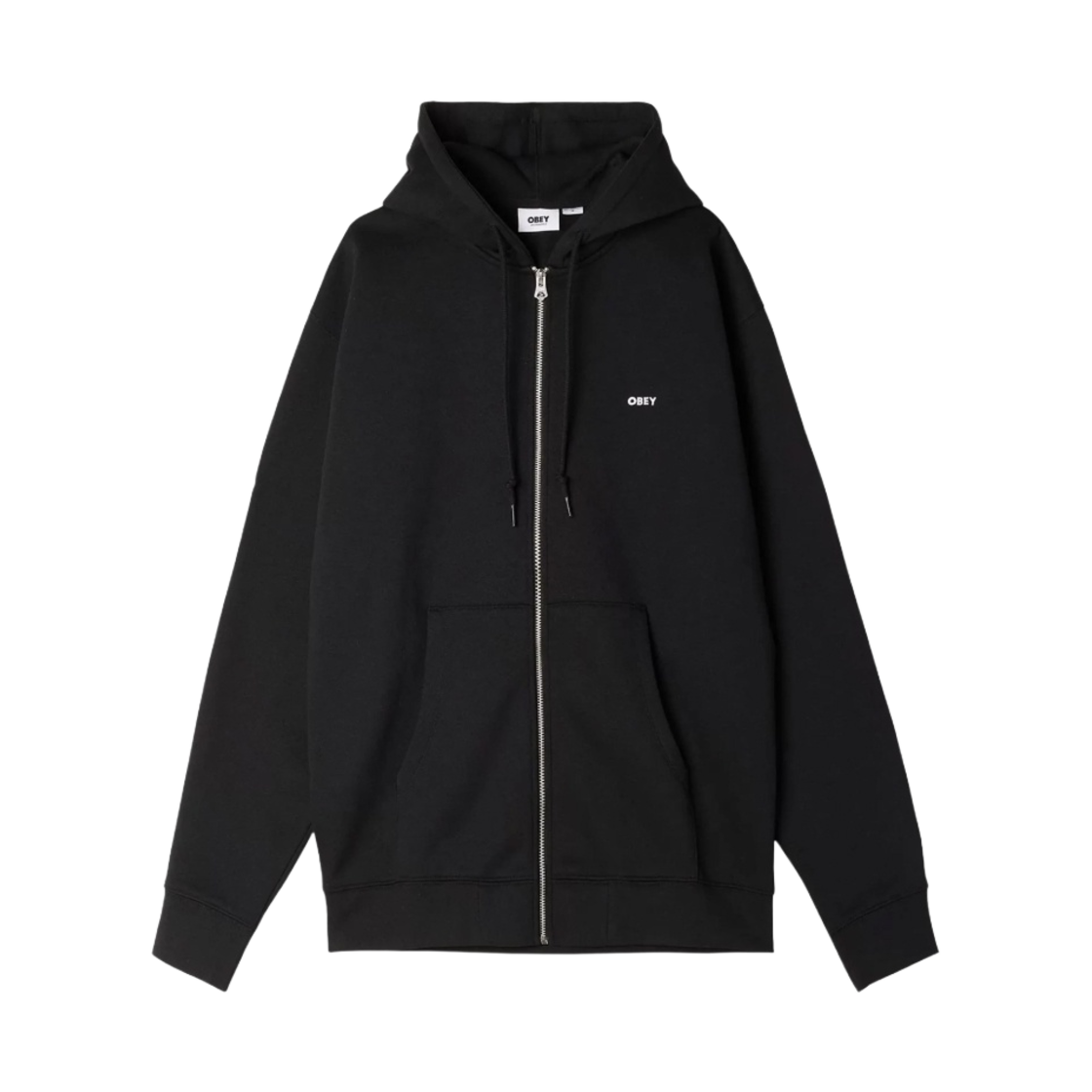 오베이 이스테블리시드 웍스 볼드 집후드 블랙(Obey Established Works Bold Ziphood Black)