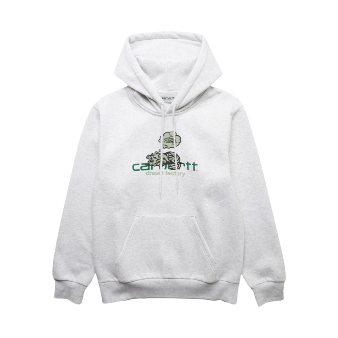 I031014-482-XX Carhartt WIP Hooded Dream Factory Sweatshirt Ash Heather