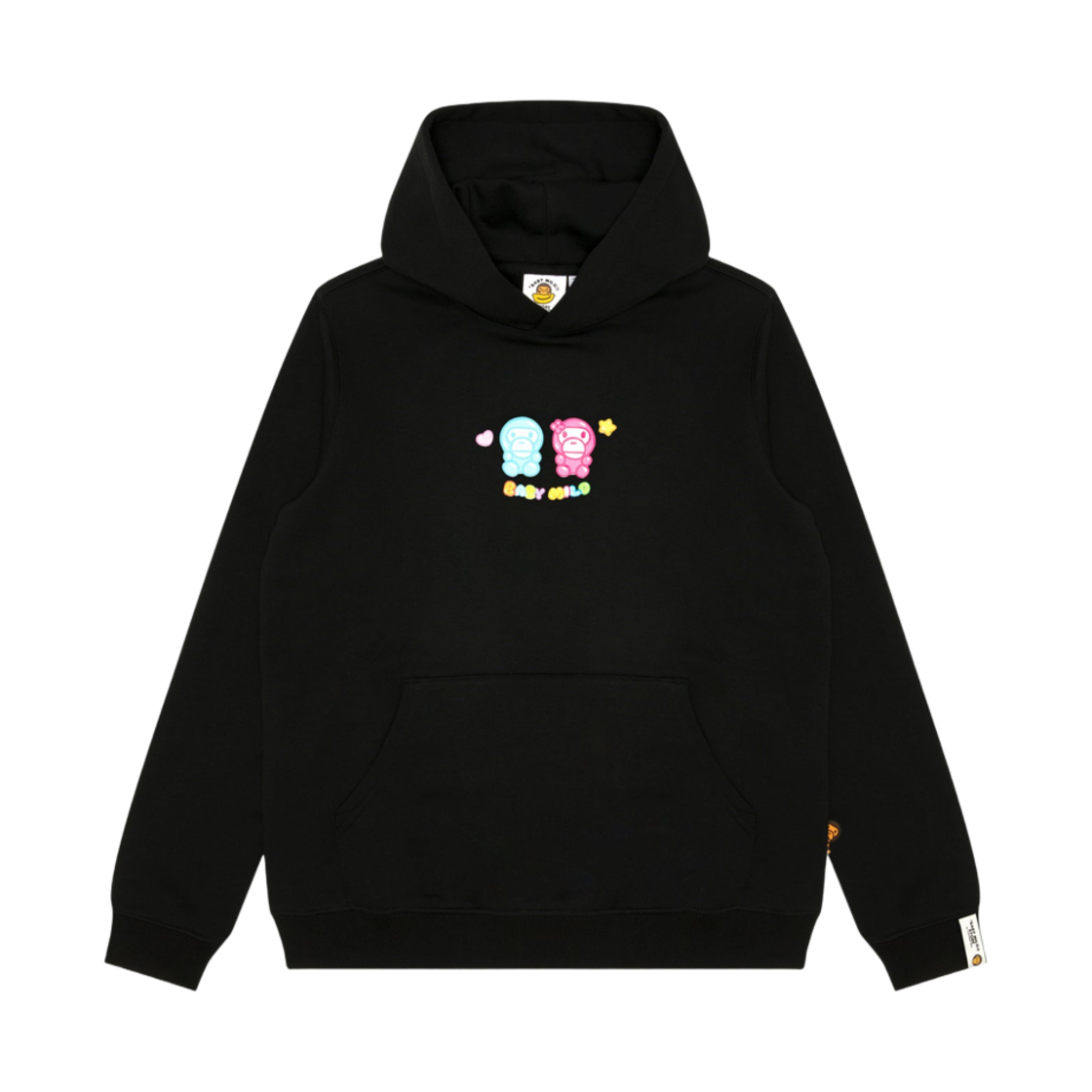 (W) 베이프 베이비 마일로 후드 블랙((W) BAPE Baby Milo Hoodie Black) - 2