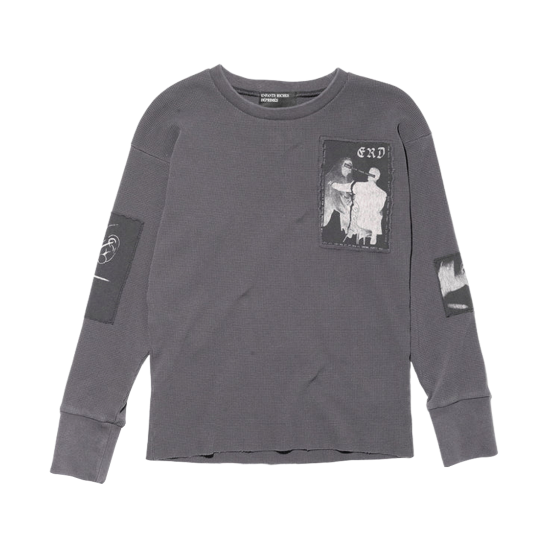 앙팡 리쉬 데프리메 어셈블리지 롱슬리브 써멀 I 블랙 오이스터(Enfants Riches Deprimes Assemblage LS Thermal I Black Oyster) - 1