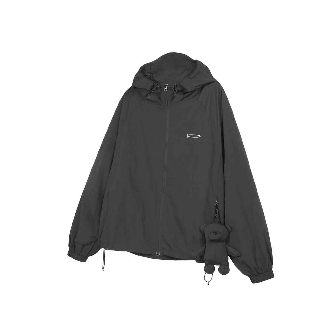 피지컬 디파트먼트 베어키링 윈드 브레이커 블랙(Phyps Dept Bear Keyring Windbreaker Balck)