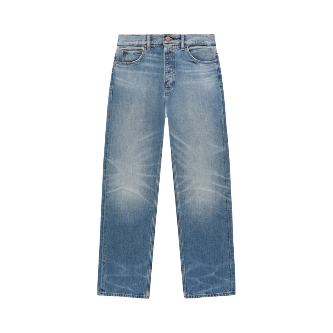 - Essentials 5 Pocket Jean Medium Wash - 24SS