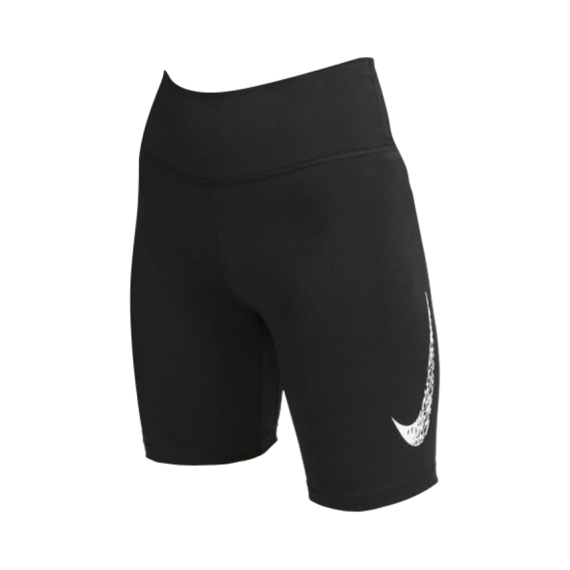 (W) 나이키 드라이핏 스우시 런 쇼츠 블랙 - 아시아