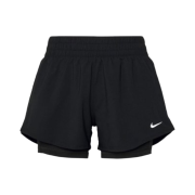(W) Nike One Dri-Fit Mid Rise 3 Inch 2-In-1 Shorts Black - Asia
