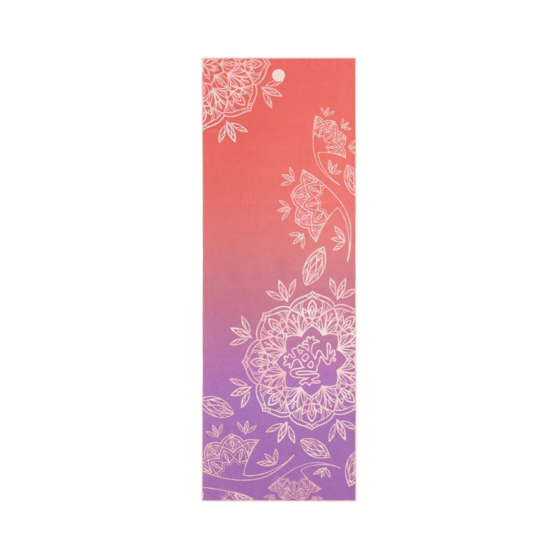 만두카 요기토즈 요가 매트 타월 릴리 패드 코랄(Manduka Yogitoes Yoga Mat Towel Lily Pad Coral)