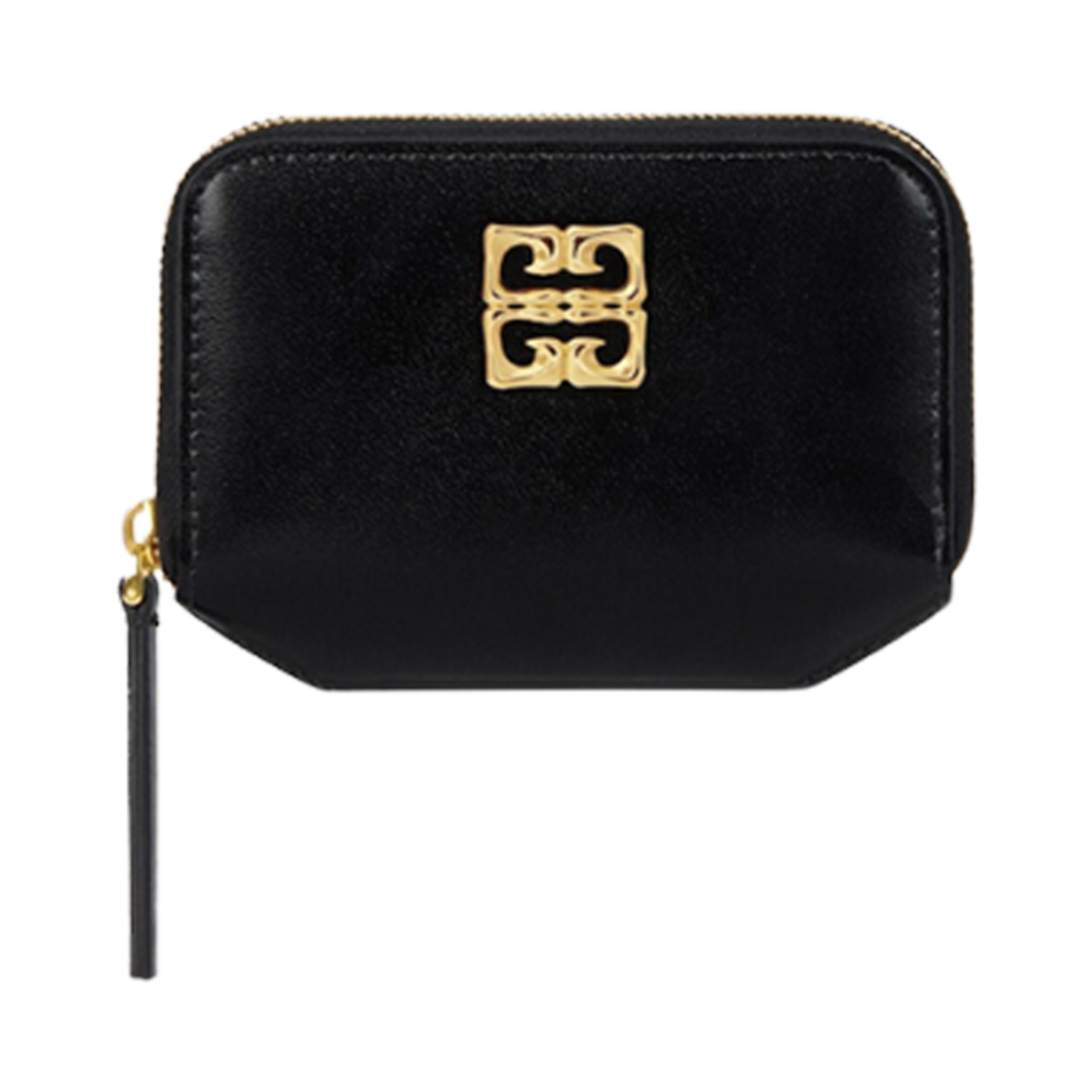 지방시 4G 리퀴드 박스 레더 지퍼 월렛 블랙(Givenchy 4G Liquid Box Leather Zipped Wallet Black)