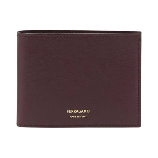 Ferragamo Classic Wallet Dark Barolo