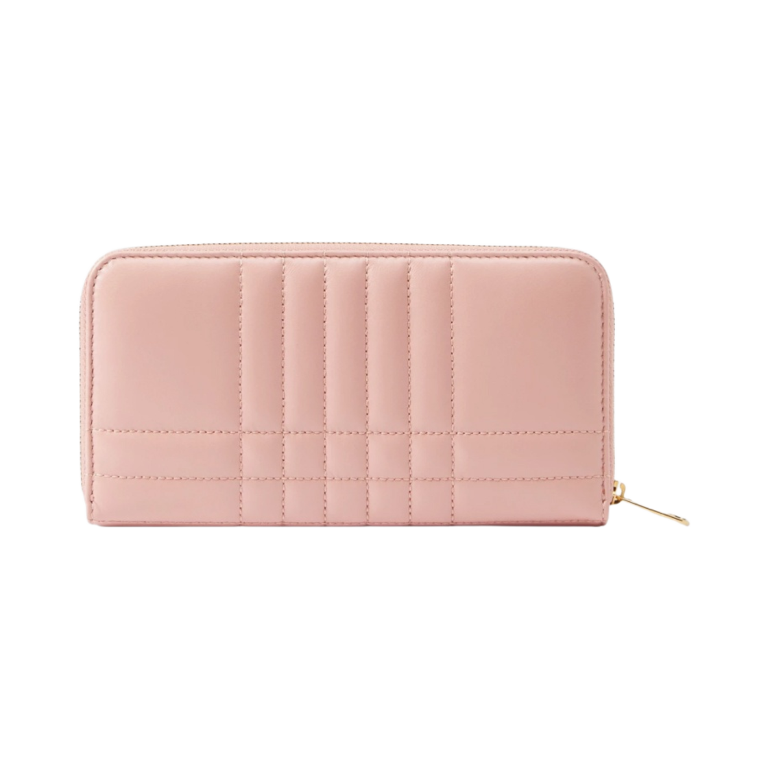 버버리 퀼팅 레더 롤라 집어라운드 지갑 더스티 핑크(Burberry Quilted Leather Lola Ziparound Wallet Dusky Pink) - 1