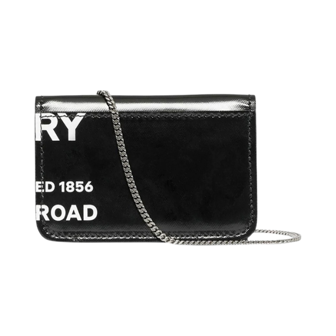 버버리 호스페리 프린트 체인 카드 케이스 블랙(Burberry Horseferry Print Chain Card Case Black) - 2