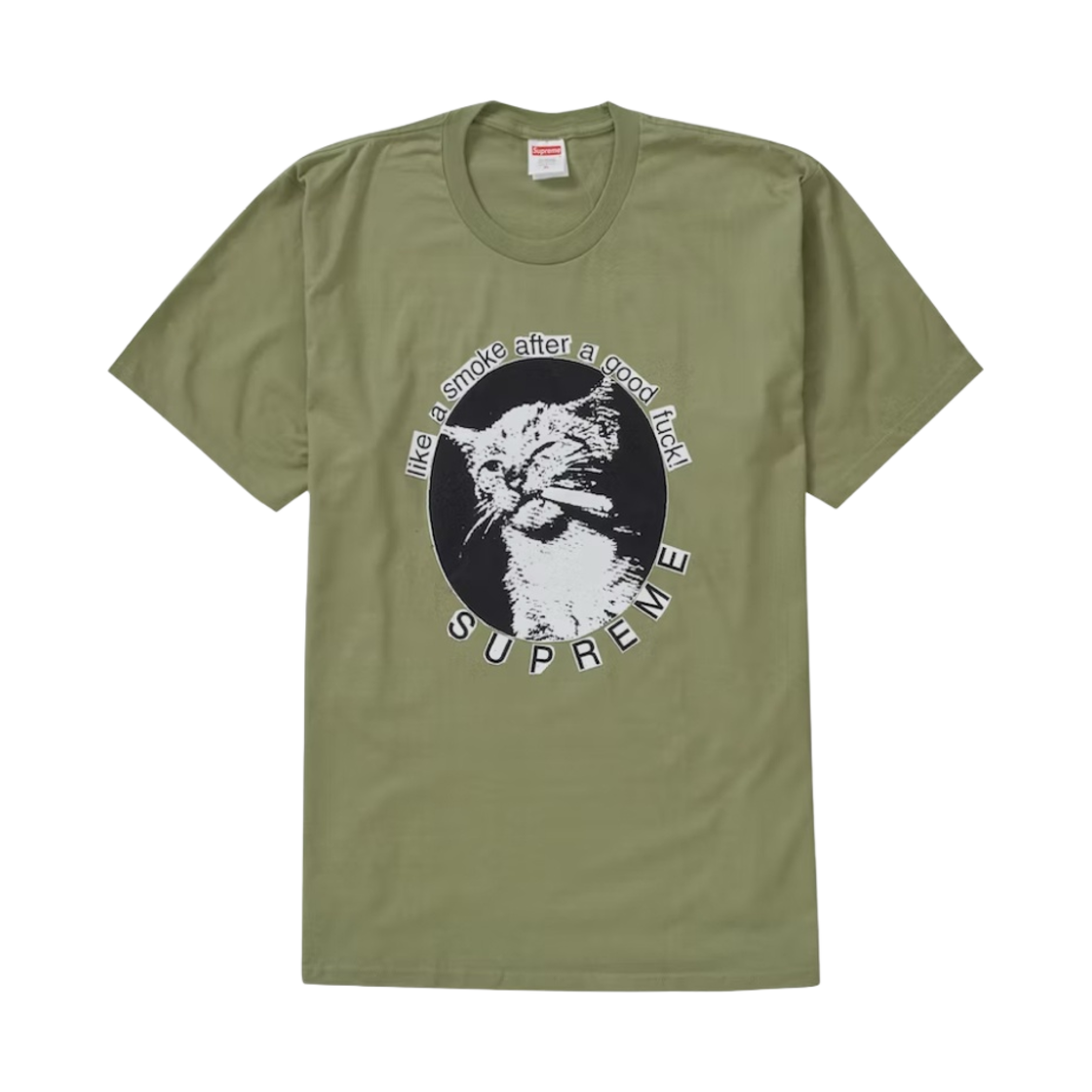 슈프림 스모크 티셔츠 라이트 올리브 - 23SS(Supreme Smoke T-Shirt Light Olive - 23SS) - 1