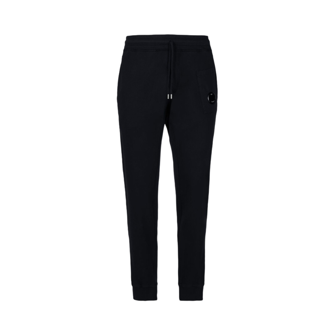 C.P. 컴퍼니 라이트 플리스 어그질러리 스웨트팬츠 블랙 - 23SS(C.P. Company Light Fleece Auxiliary Sweatpants Black - 23SS) - 1