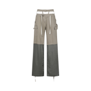 Ottolinger Women Baggy Cargo Pants Olive Grey