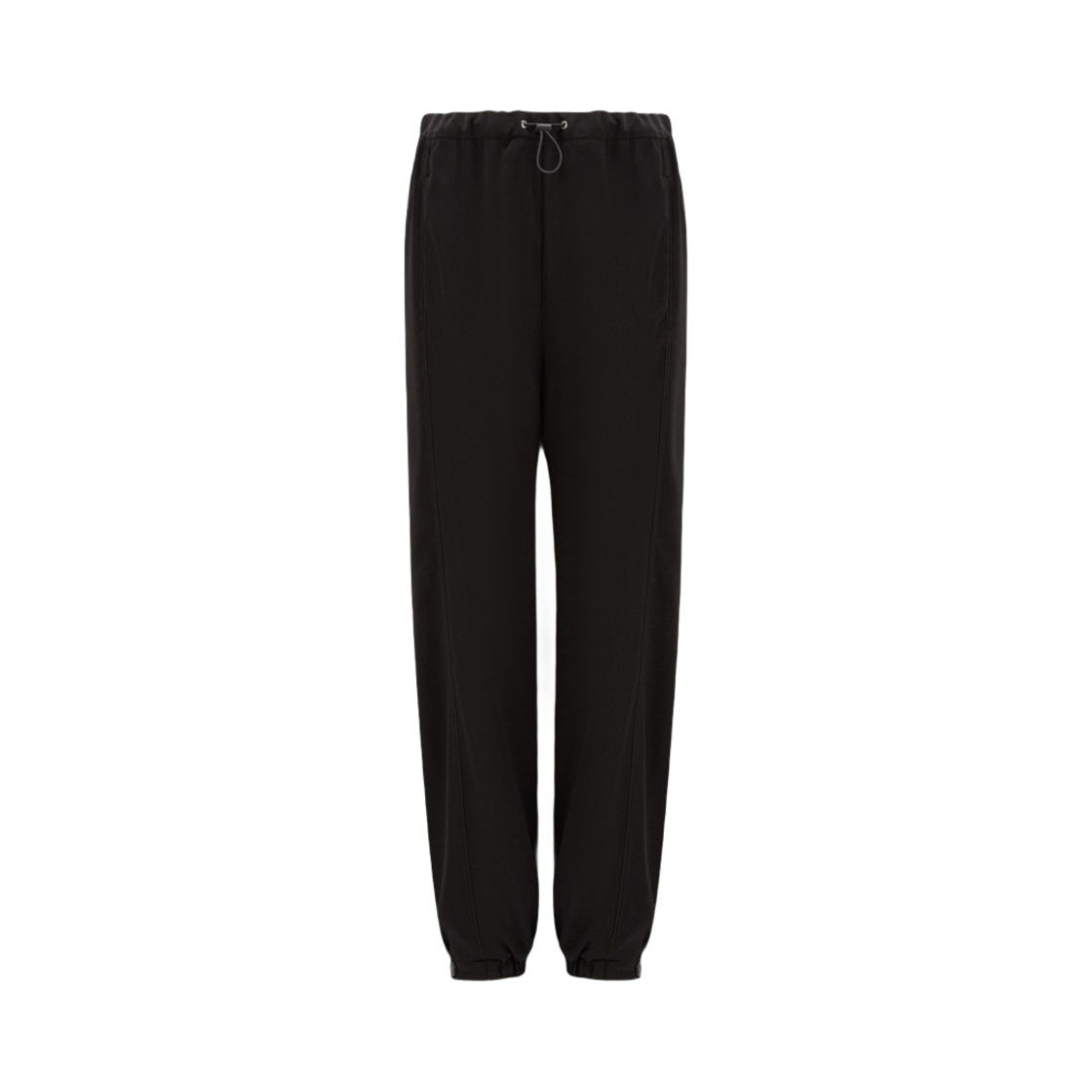 (W) 몽클레르 사틴 조깅 트라우저 블랙 - 23FW((W) Moncler Satin Jogging Trousers Black - 23FW) - 1