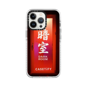Casetify x Darkr8m Studio Impact iPhone Case Clear Frost White