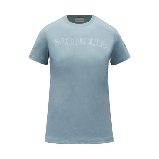 W) 몽클레르 라미네이티드 로고 티셔츠 화이트 - 22SS | Moncler | KREAM