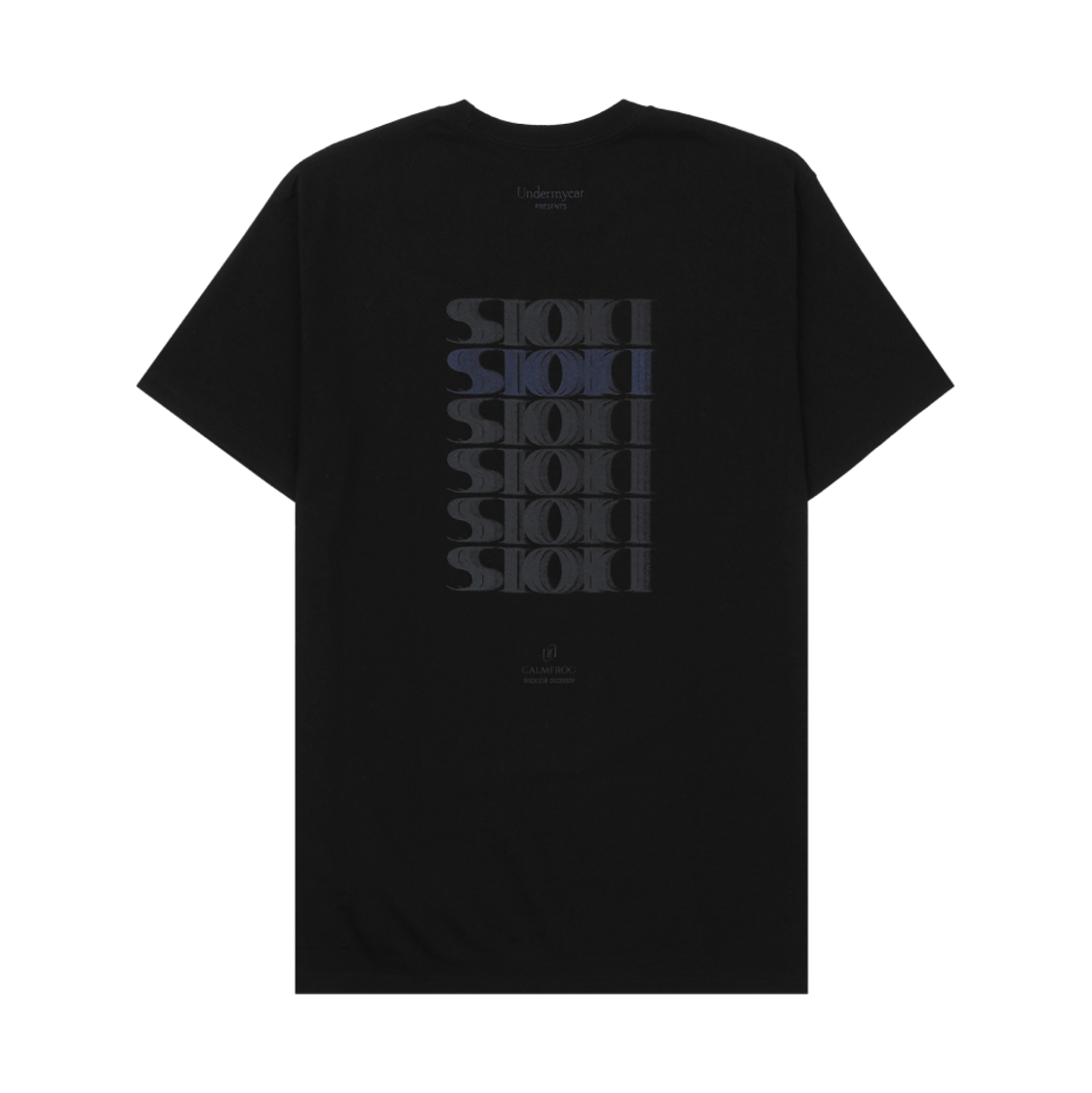 언더마이카 시오키 리핏 티셔츠 블랙 애프터 미드나잇 - 22SS(Undermycar Sioki Repeat T-Shirt Black After Midnight - 22SS) - 1