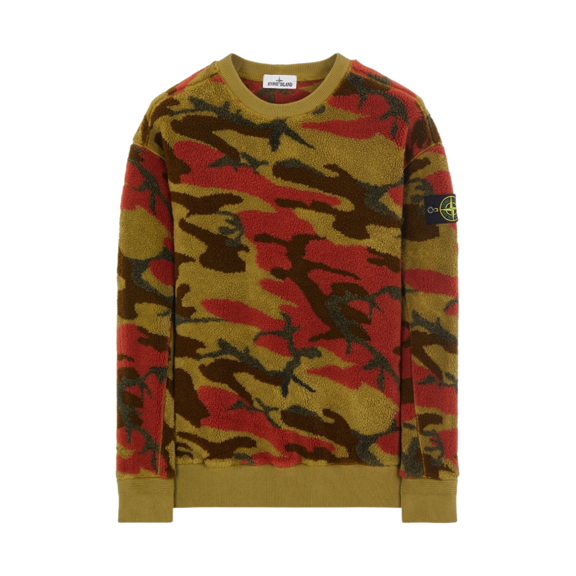 스톤 아일랜드 638E3 S.I. 헤리티지 카모 파일 밀리터리 그린 - 22FW(Stone Island 638E3 S.I. Heritage Camo Pile Military Green - 22FW) - 1