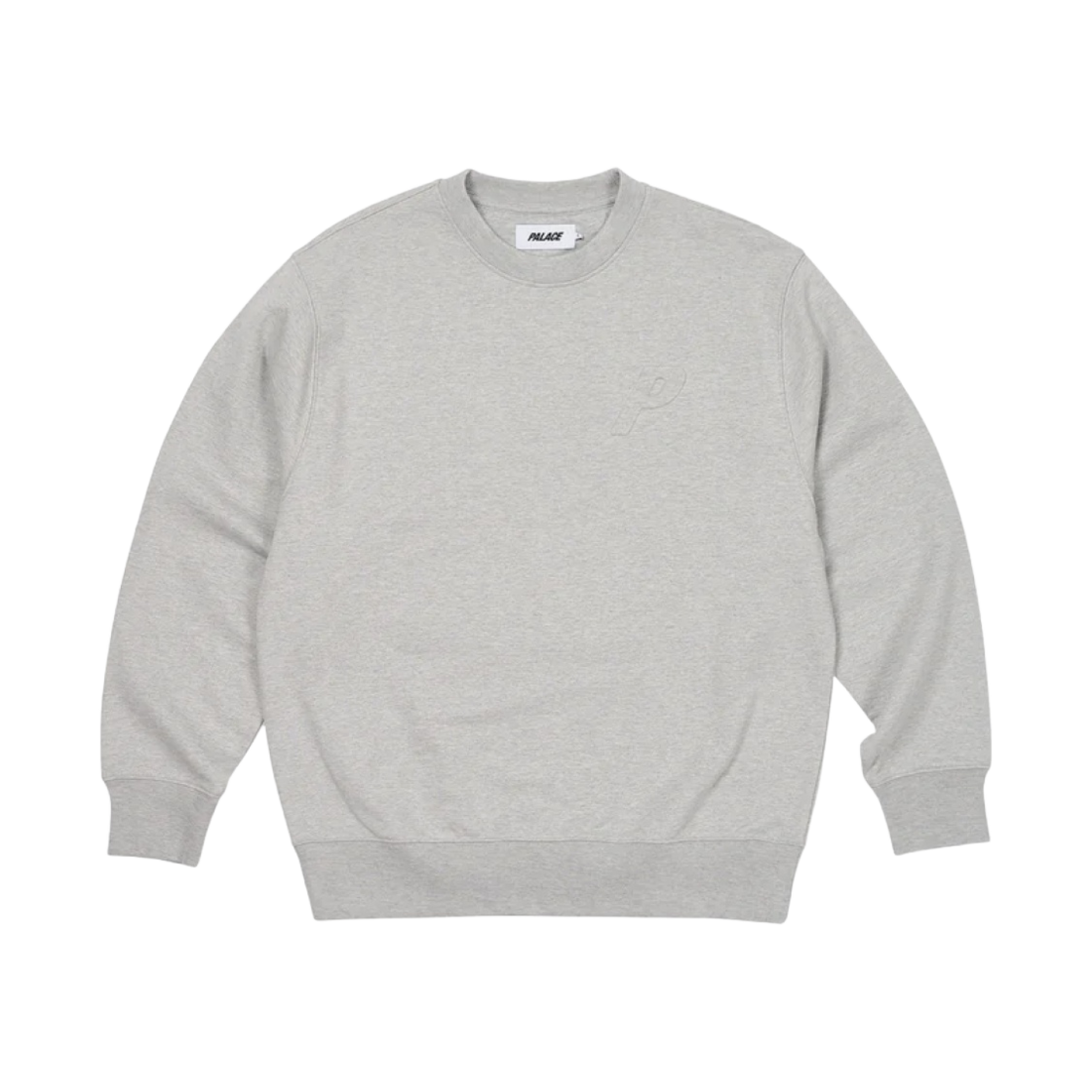 팔라스 보시 P3 크루넥 그레이 말 - 23SS(Palace Bossy P3 Crew Grey Marl - 23SS) - 2