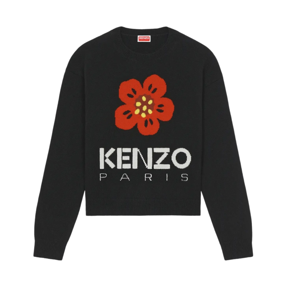 FD62PU4303LD-99J (W) Kenzo Boke Flower Jumper Black