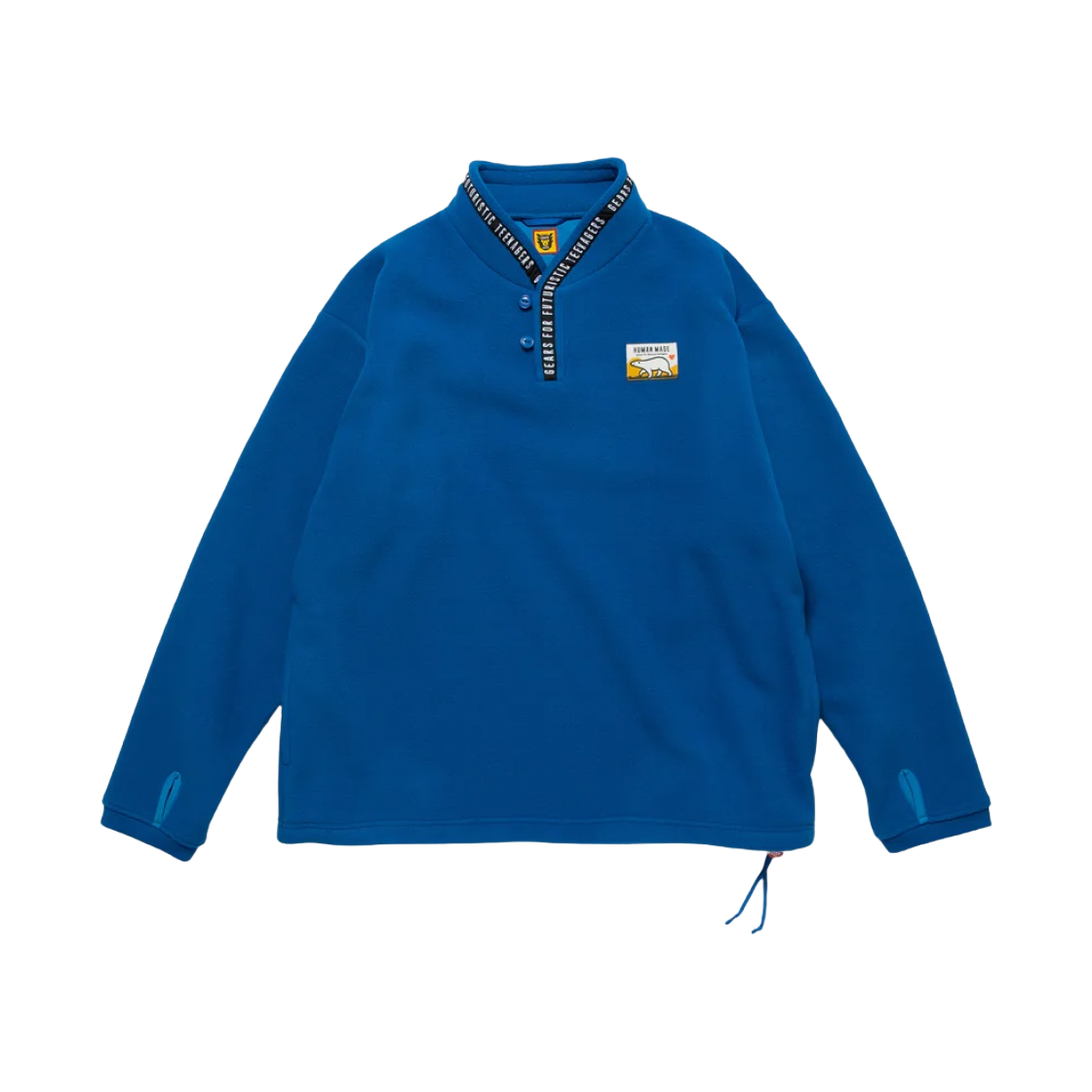 휴먼 메이드 보아 플리스 스탠드 칼라 풀오버 블루(Human Made Fleece Stand Collar Pullover Blue) - 1