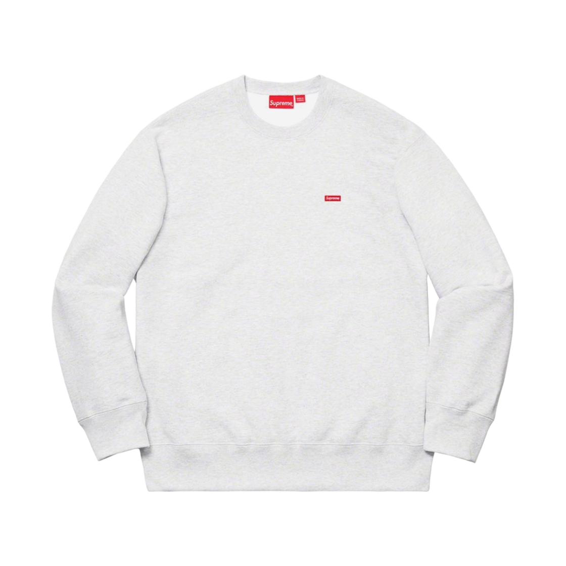 슈프림 스몰 박스 크루넥 애쉬 그레이