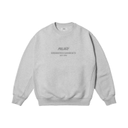 Palace x Engineered Garments Crew Grey Marl - 25SS