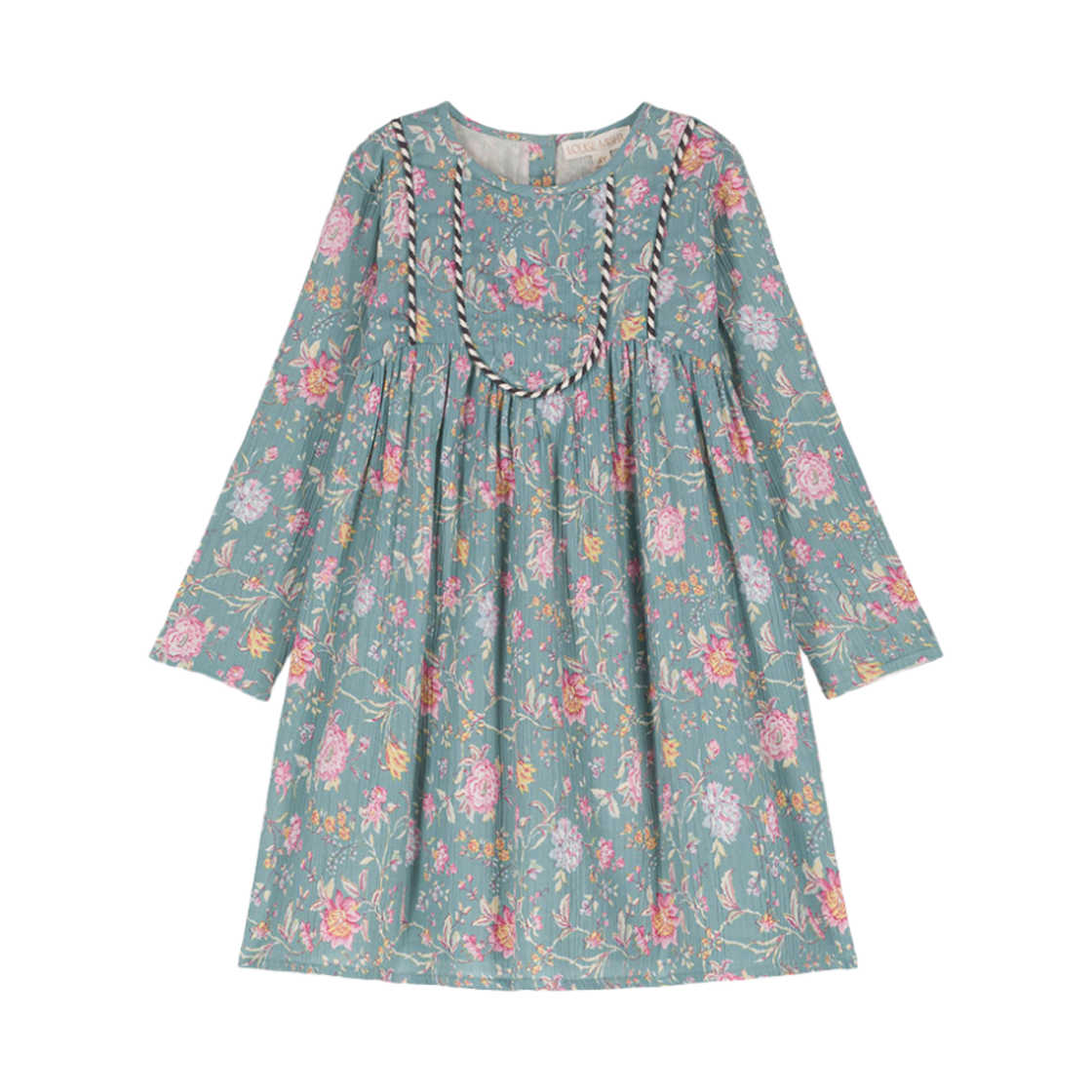 (키즈) 루이스 미샤 루로타 로사 드레스 블루((Kids) Louise Misha Roulotta Rosa Dress Blue)